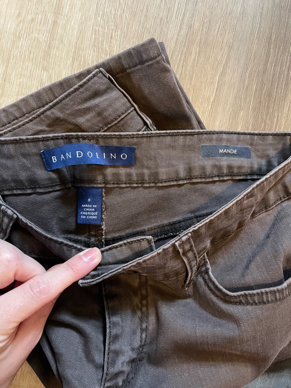 Bandolino Mandie Women's Pants - brown size 8